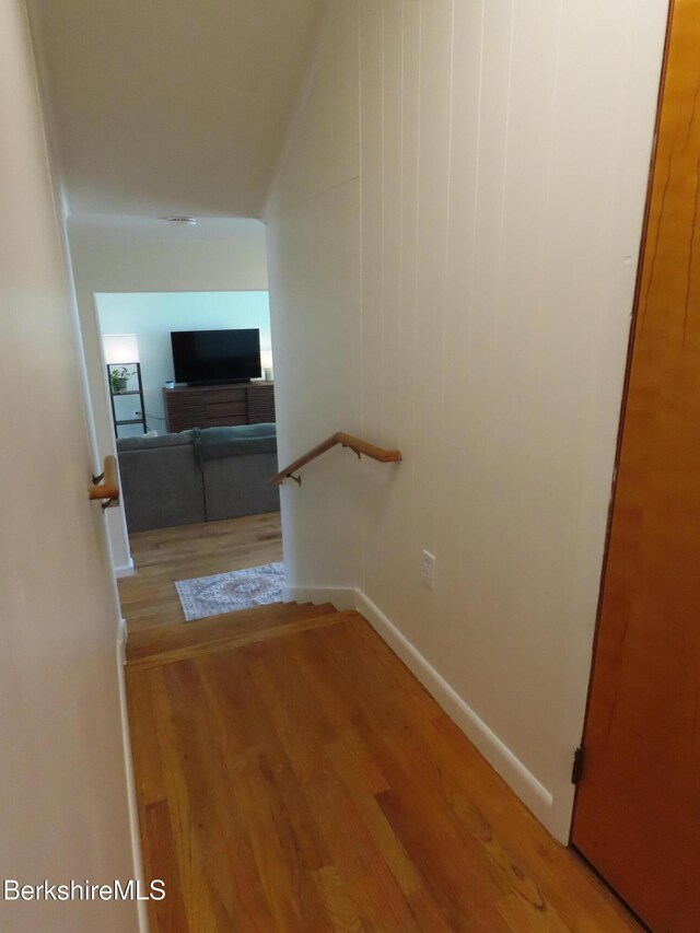 19 Grandview Ter, Adams, MA 01220 - corridor with light wood-type flooring and baseboards