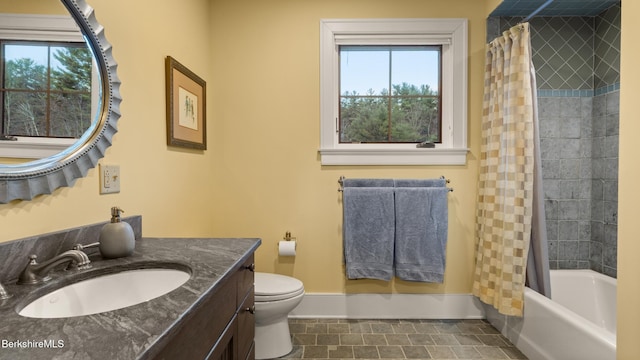 56 Crooked Hill Rd, Alford, MA 01230 - full bathroom with vanity, toilet, baseboards, and shower / tub combo