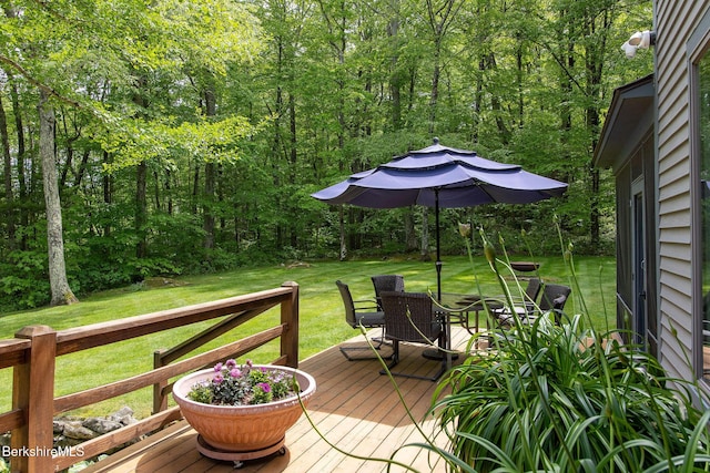 360 Brush Hill Rd, Sheffield, MA 01257 - wooden terrace with a yard