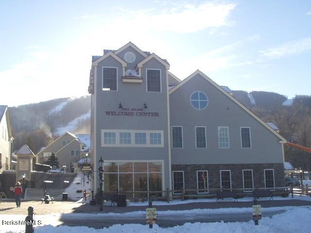 exterior space with a mountain view