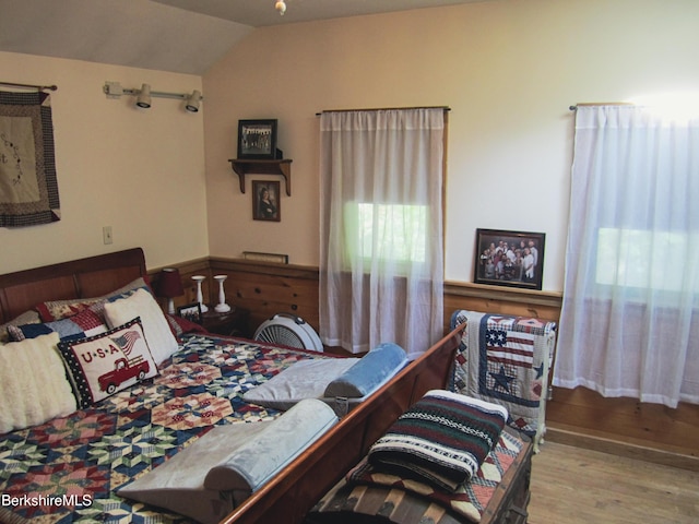 24 Turners Ave, Adams, MA 01220 - bedroom with wood finished floors and vaulted ceiling