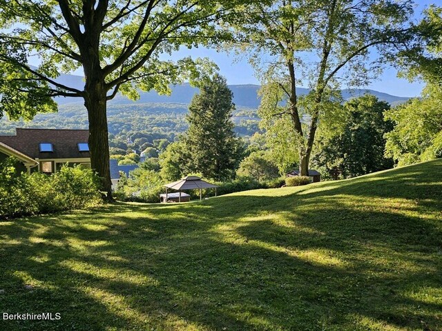 24 Turners Ave, Adams, MA 01220 - view of grassy yard featuring a gazebo