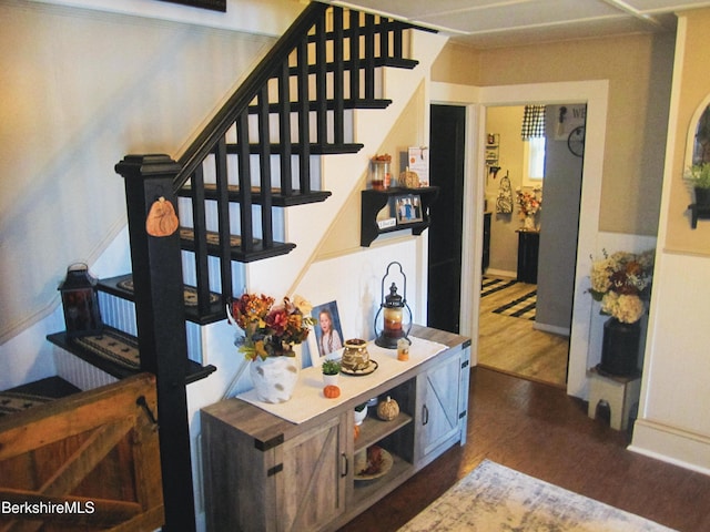 24 Turners Ave, Adams, MA 01220 - staircase with wood finished floors