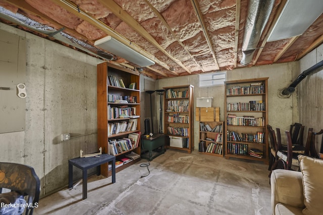 200 Easthampton Rd, Westhampton, MA 01027 - living area featuring concrete flooring