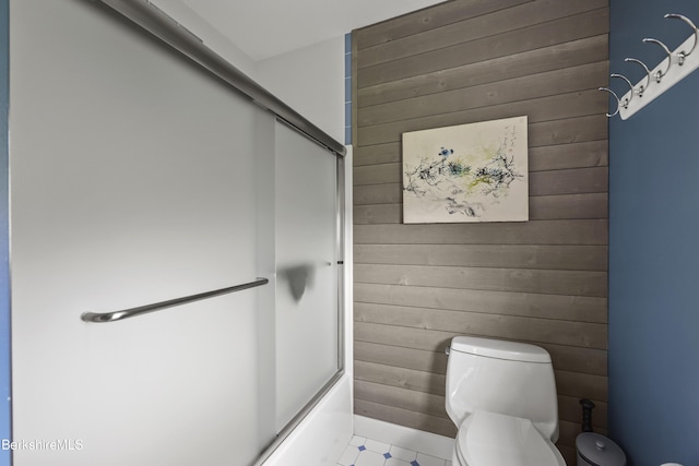 200 Easthampton Rd, Westhampton, MA 01027 - full bathroom featuring wooden walls and toilet