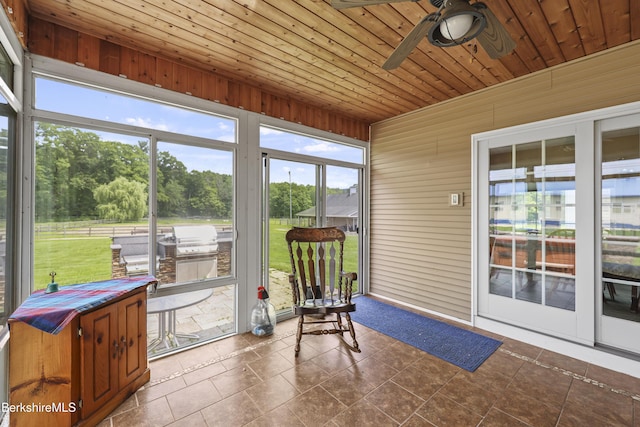 200 Easthampton Rd, Westhampton, MA 01027 - sunroom with ceiling fan