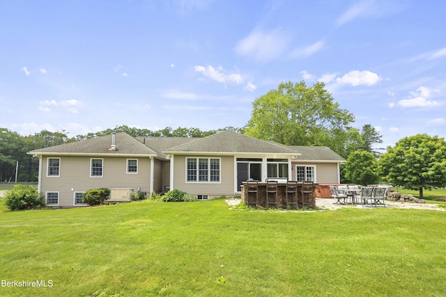 200 Easthampton Rd, Westhampton, MA 01027 - back of property featuring a yard and a patio