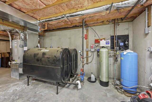 200 Easthampton Rd, Westhampton, MA 01027 - utility room with heating fuel and heating unit