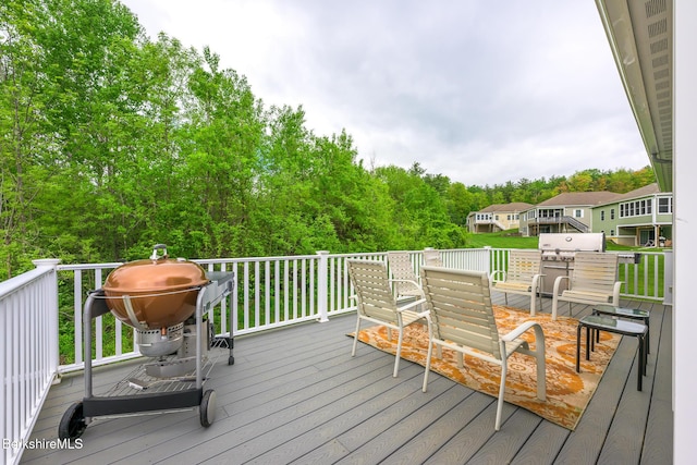 19 Aspen Way, Pittsfield, MA 01201 - wooden deck with area for grilling