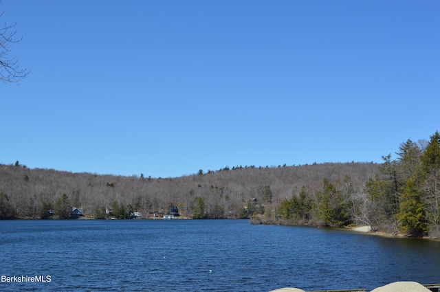 40 N Lake Way, Becket, MA 01223 - water view with a wooded view