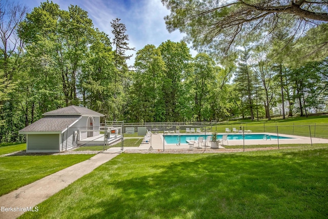770 Summer St Unit 5D, Lee, MA 01238 - community pool with an outbuilding