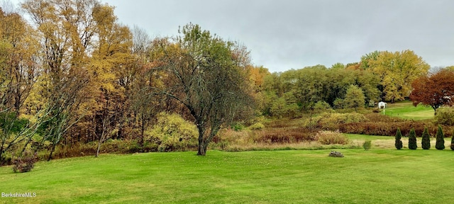 surrounding community with a lawn