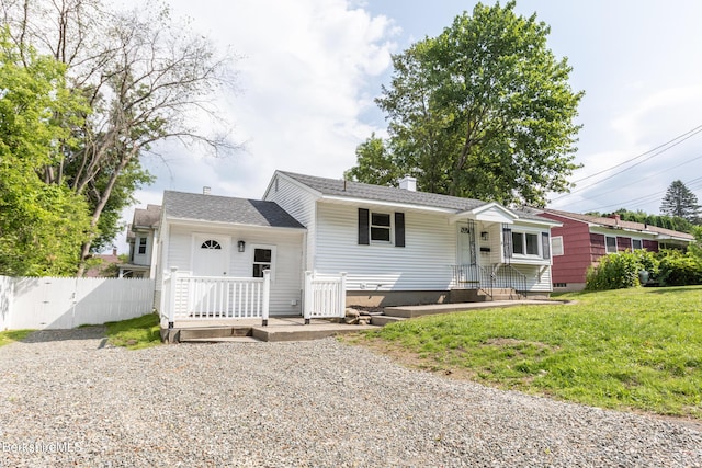 3 Burke Ave, Pittsfield, MA 01201 - view of front of house featuring a chimney and roof with shingles
