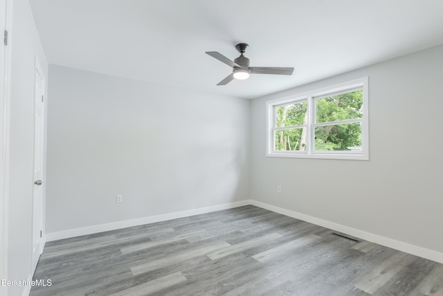3 Burke Ave, Pittsfield, MA 01201 - empty room featuring a ceiling fan and wood finished floors