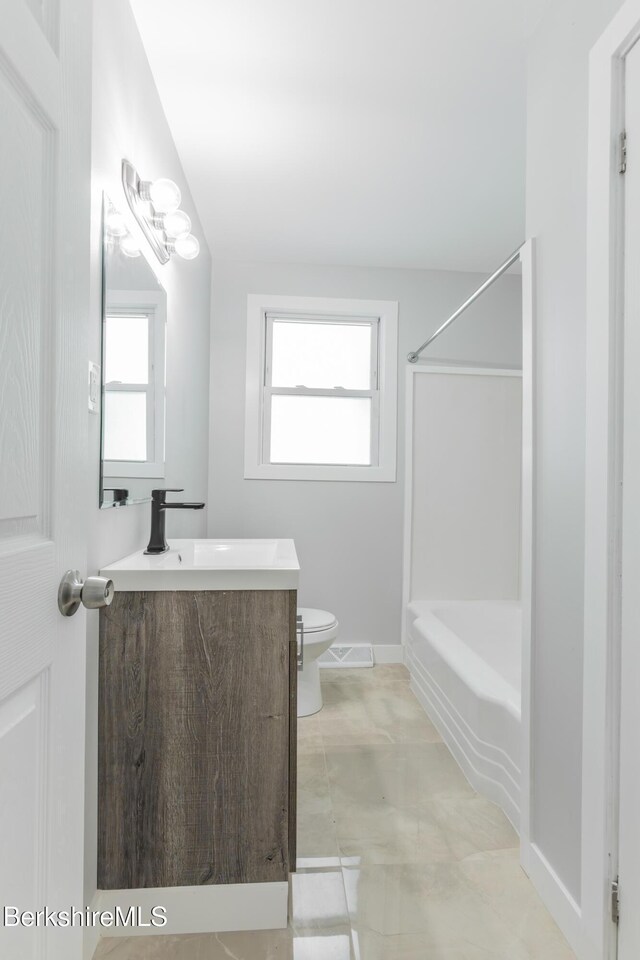 3 Burke Ave, Pittsfield, MA 01201 - bathroom with vanity, plenty of natural light, and tub / shower combination