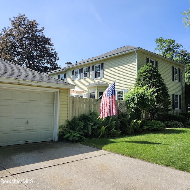 377 Pomeroy Ave, Pittsfield, MA 01201 - view of front of house with a garage and concrete driveway