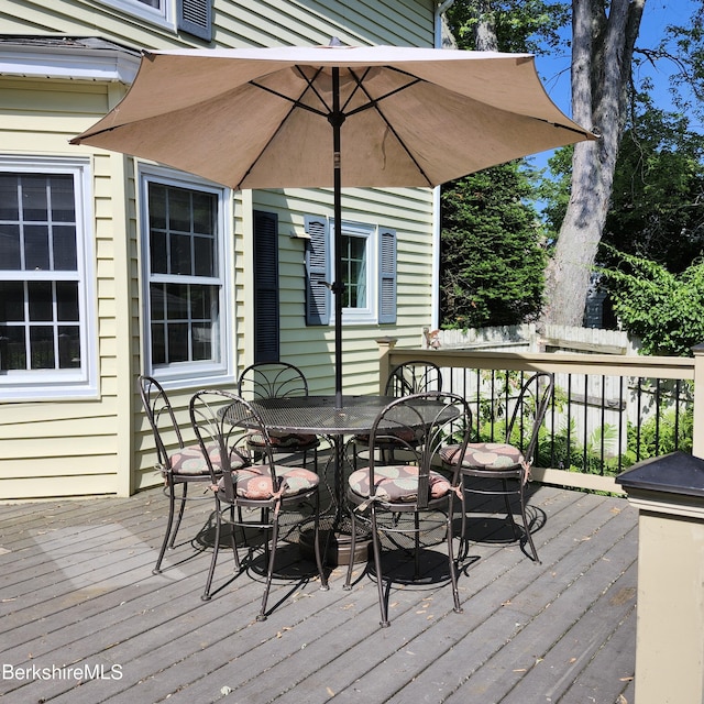 377 Pomeroy Ave, Pittsfield, MA 01201 - wooden terrace featuring outdoor dining area
