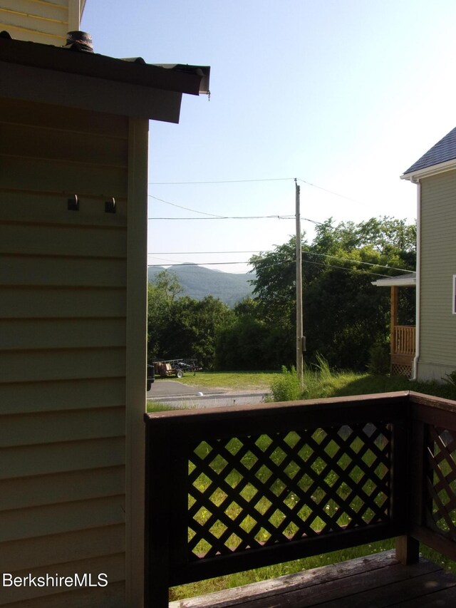 31 Millard Ave, Clarksburg, MA 01247 - deck featuring a mountain view