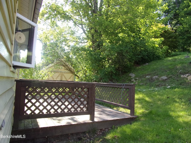 31 Millard Ave, Clarksburg, MA 01247 - deck with a lawn