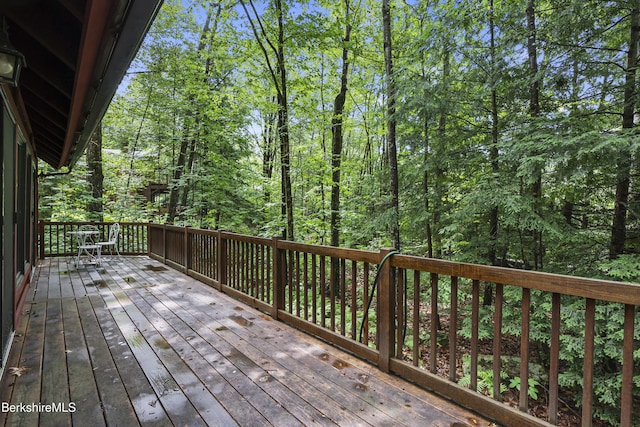 545 Leisure Lee Rd, Lee, MA 01238 - view of wooden deck