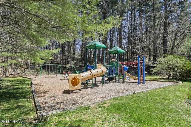 377 Highland Way, Sandisfield, MA 01255 - community play area featuring a yard