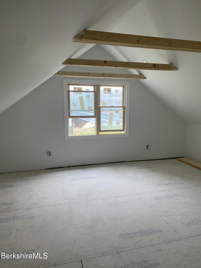 view of bonus room