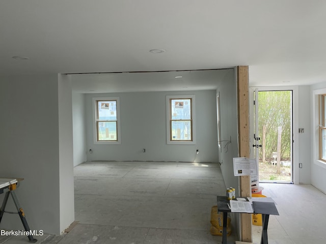 empty room featuring healthy amount of natural light
