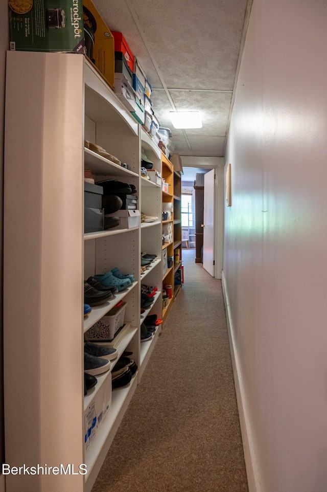 1057 Main St, Great Barrington, MA 01236 - hall featuring carpet and baseboards