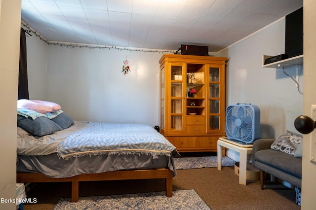 1057 Main St, Great Barrington, MA 01236 - bedroom featuring carpet flooring and crown molding