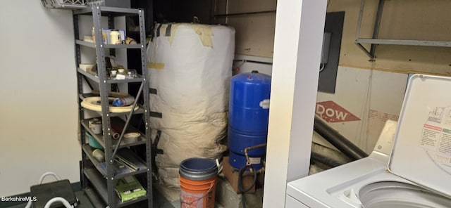 364 Otis Rd, Becket, MA 01223 - utility room featuring washer / clothes dryer