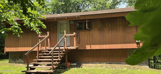 364 Otis Rd, Becket, MA 01223 - doorway to property featuring a shingled roof