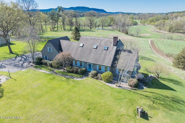 1166 Rannapo Rd, Sheffield, MA 01257 - aerial view of sparsely populated area featuring mountains