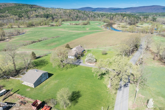 1166 Rannapo Rd, Sheffield, MA 01257 - aerial view of sparsely populated area featuring a water and mountain view
