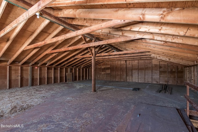 1166 Rannapo Rd, Sheffield, MA 01257 - view of unfinished attic