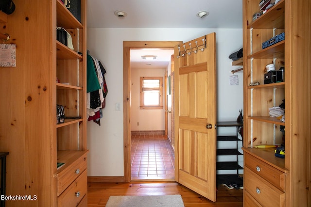 305 Shadow Ln, Sandisfield, MA 01255 - hallway with light wood-style floors and baseboards