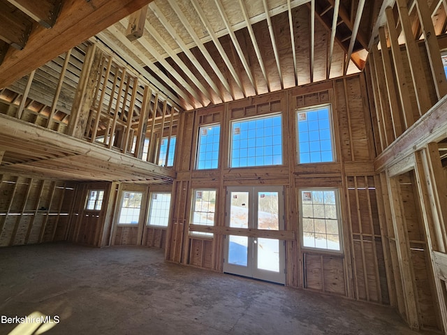 misc room featuring a high ceiling