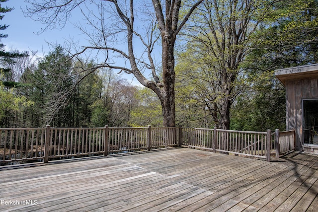 207-209 Main St, Becket, MA 01223 - view of wooden deck