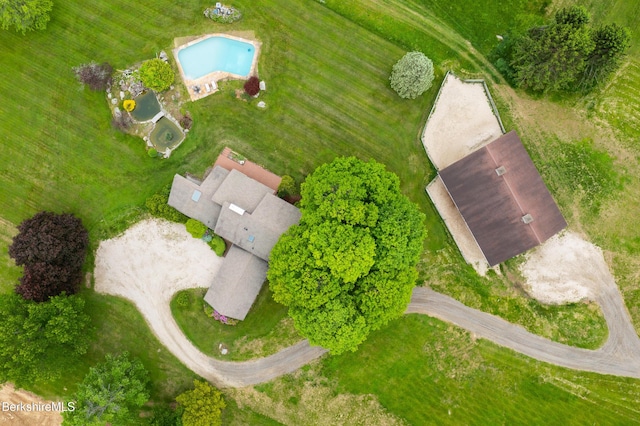 21 Kalliste Hl, Great Barrington, MA 01230 - aerial view of a pool area