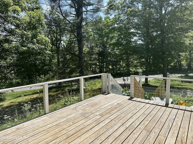 1689 E Windsor Rd, Windsor, MA 01270 - deck with view of scattered trees
