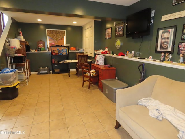 94 Gale Ave, Pittsfield, MA 01201 - interior space featuring tile patterned floors and recessed lighting