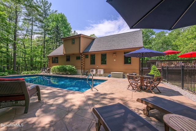 2232 Jacobs Ladder Rd, Becket, MA 01223 - view of swimming pool featuring a patio and outdoor dining space