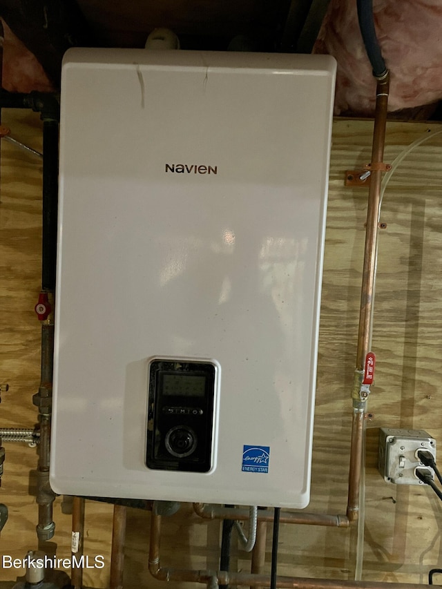 utilities featuring tankless water heater