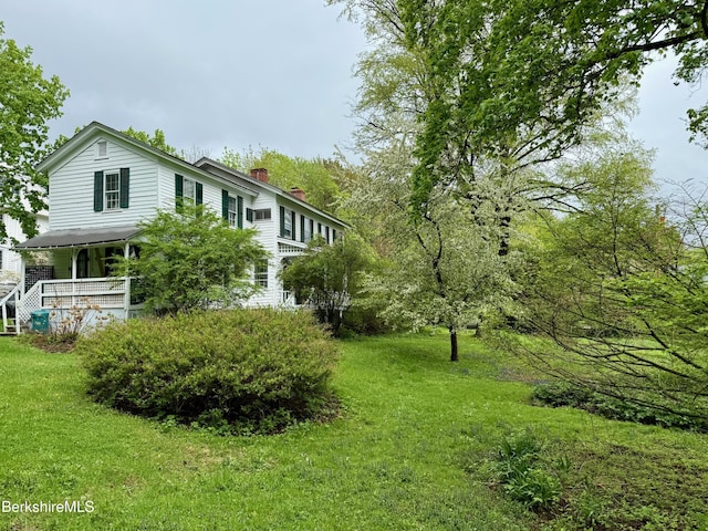 57 S St, Great Barrington, MA 01230 - view of yard with a porch