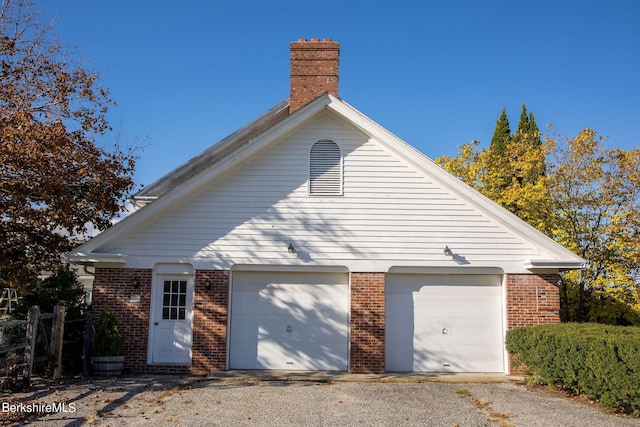 view of side of property