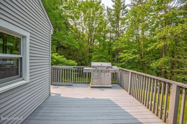 49 Bryant Rd, Otis, MA 01253 - deck with area for grilling