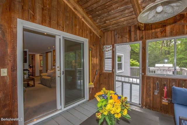 49 Bryant Rd, Otis, MA 01253 - sunroom featuring lofted ceiling