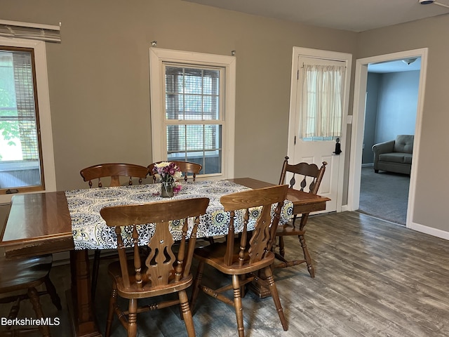 94 John St, Pittsfield, MA 01201 - dining space with wood finished floors and baseboards