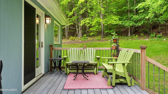 505 Kirchner Rd, Dalton, MA 01226 - deck featuring a yard
