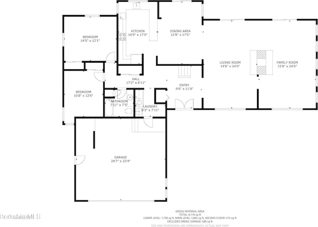 505 Kirchner Rd, Dalton, MA 01226 - home floor plan