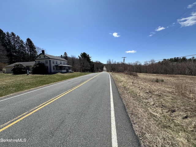 view of asphalt road